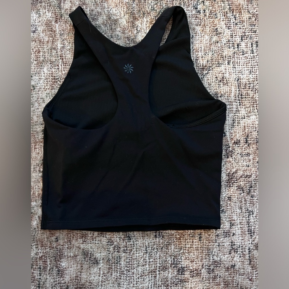 Athleta Girl Black Cropped Bra Size Small/7 - Picture 4 of 4